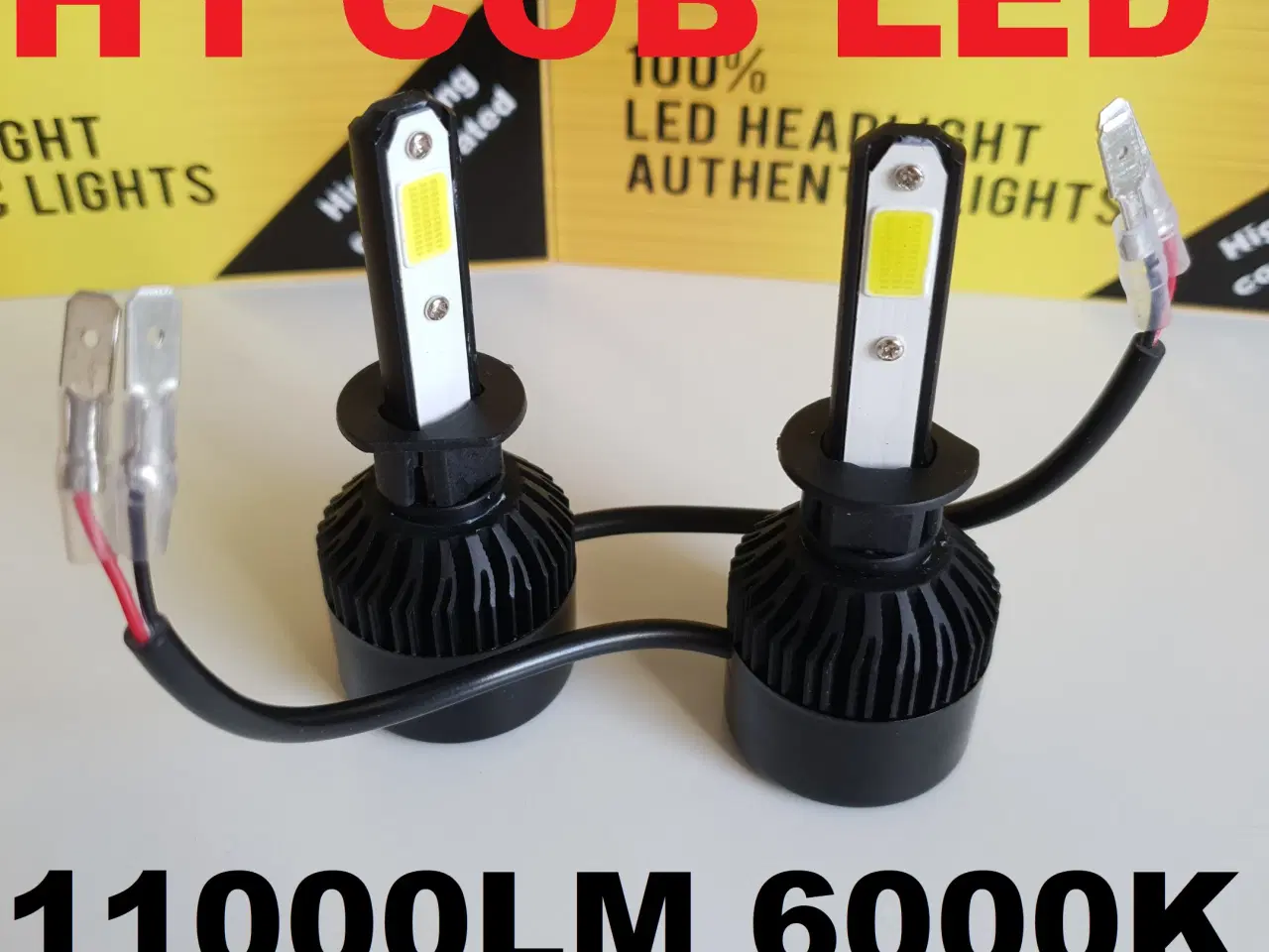 Billede 1 - NY! H1 LED 2-SIDET LED COB 11000LM / 6000K / 72W