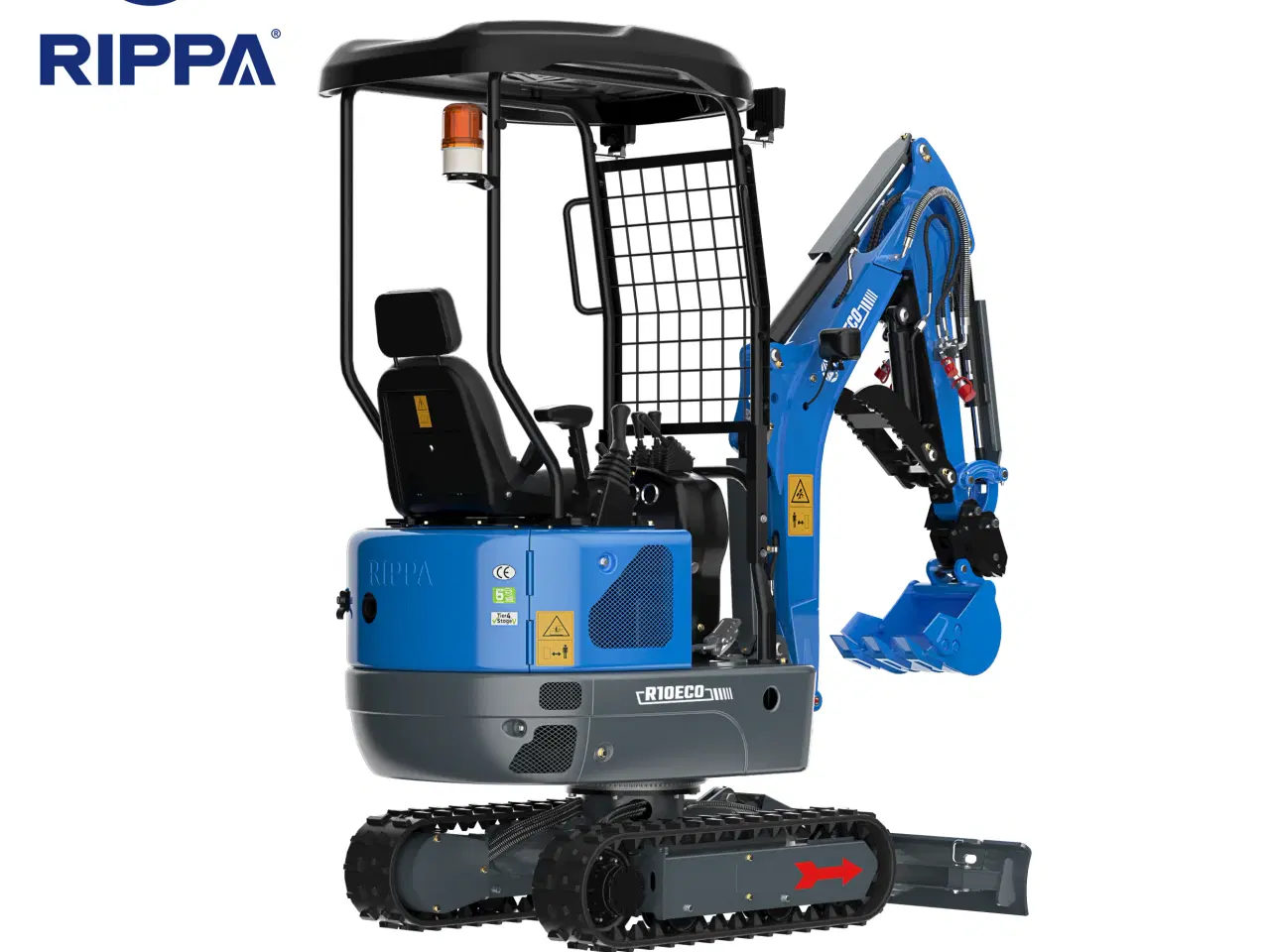 Billede 3 - Minigraver R10-6 ECO - Kubota motor