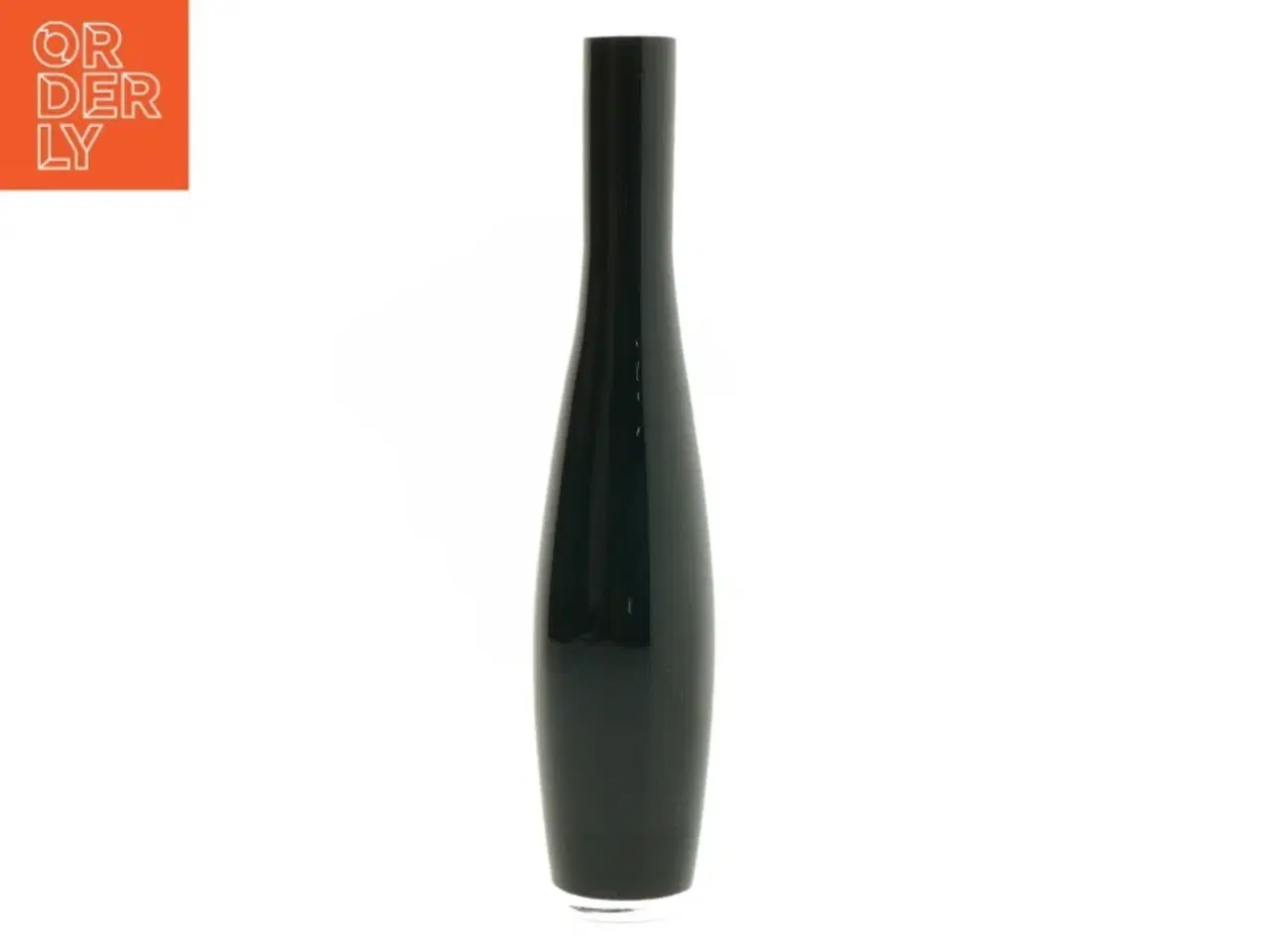 Billede 1 - Sort vase (str. 26 cm)