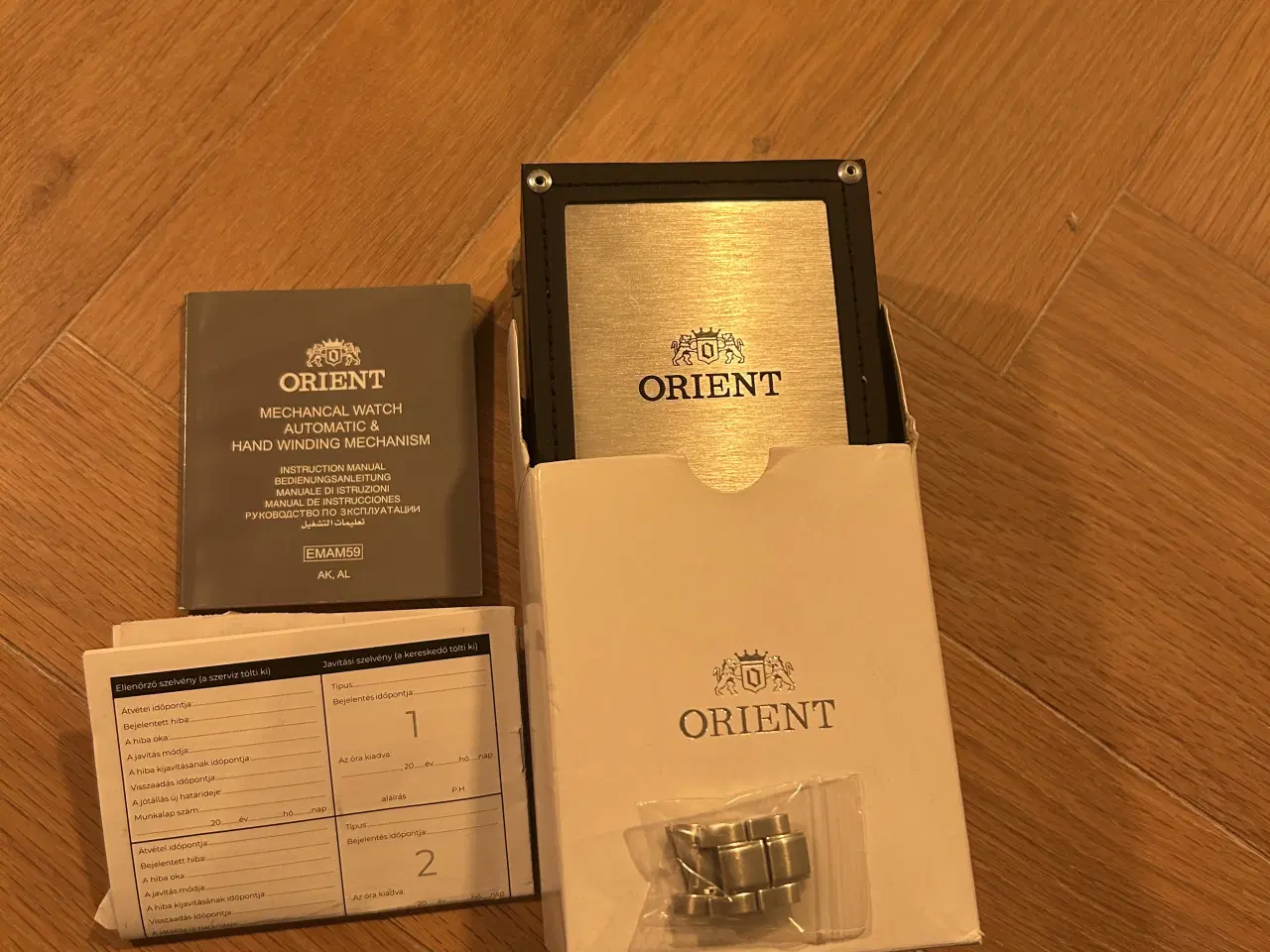 Billede 4 - Orient Automatic Open Heart - fuldt sæt