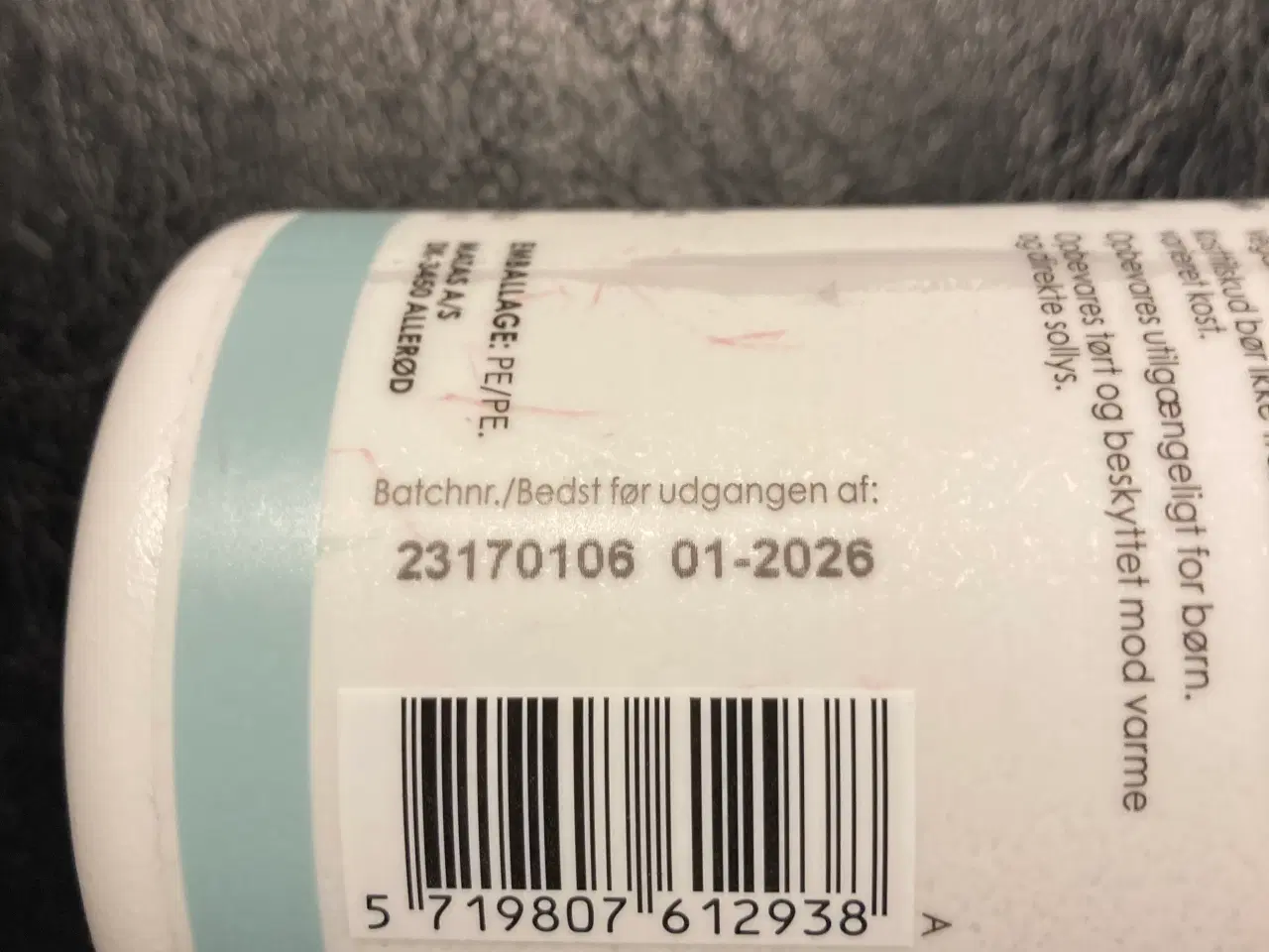 Billede 2 - Kalkpiller - uåbnet glas med 180 stk.