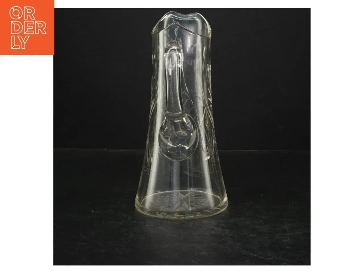 Billede 2 - Glas kande med slibninger (str. 21 cm)
