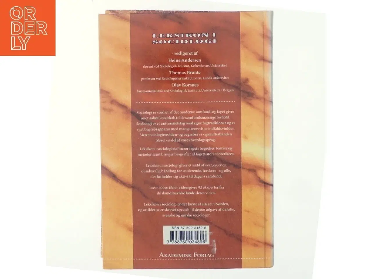 Billede 3 - Leksikon i sociologi (Bog)