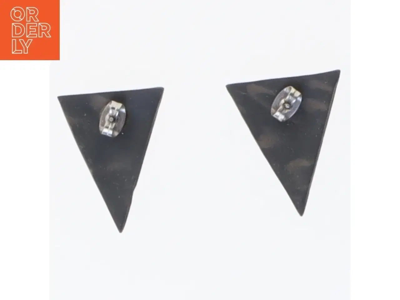 Billede 4 - Trekanthængsler øreringe (str. 2,7 x 2 cm)