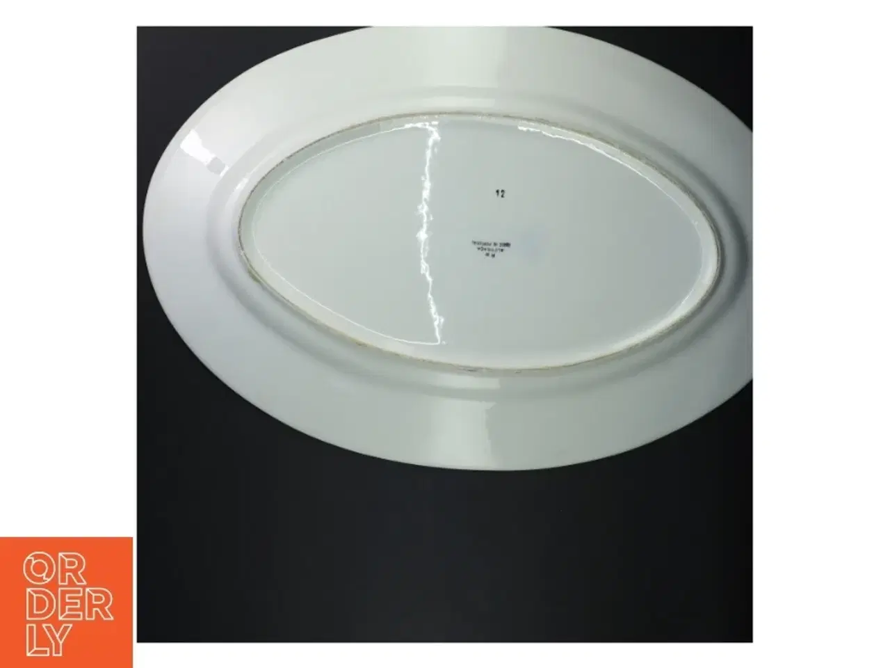 Billede 4 - Dekorativ oval keramikfad (str. 51 x 30 cm)