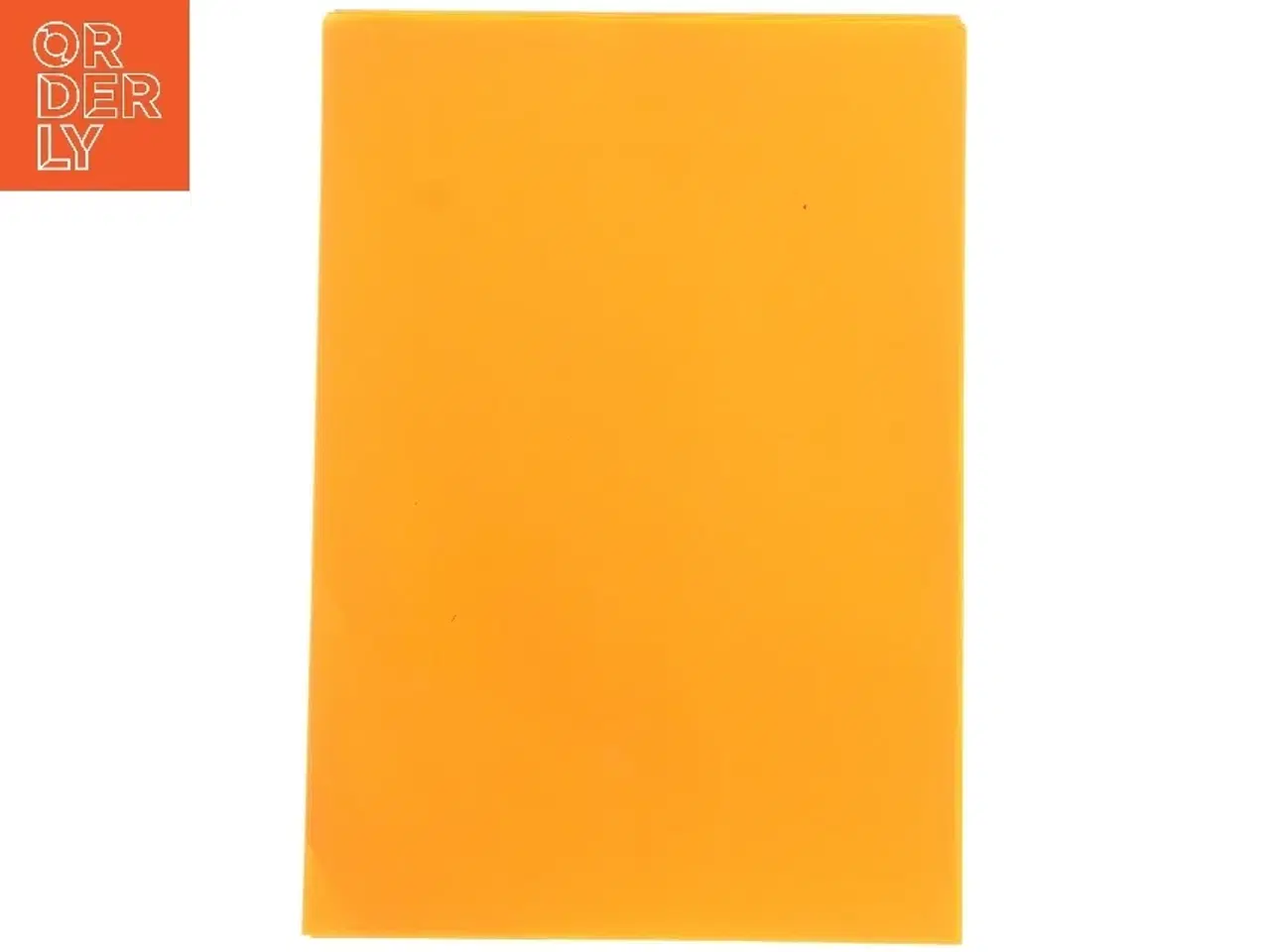 Billede 1 - Orange A4 ark (str. 30x21 cm)