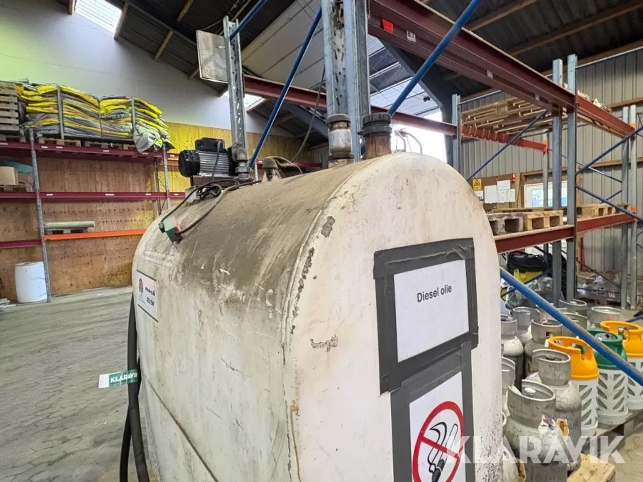 Billede 7 - Diesel tank med pumpe Roug 1200 liters