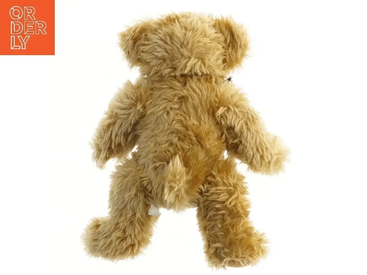 Billede 2 - Bamse med ternet sløjfe (str. 34 cm)