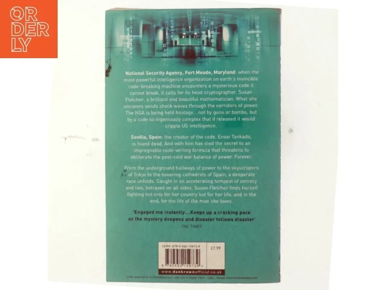 Billede 3 - Digital fortress af Dan Brown (Bog)