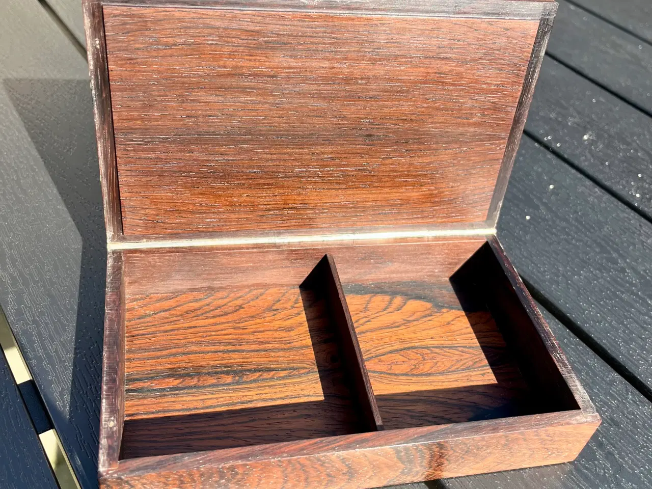 Billede 5 - Hans Hansen palisanderskrin med indlagt sølv