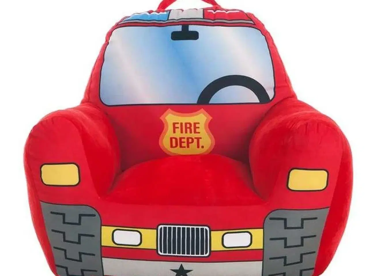 Billede 1 - Børnelænestol brandbil - rød akryl, 52 × 48 × 51 cm