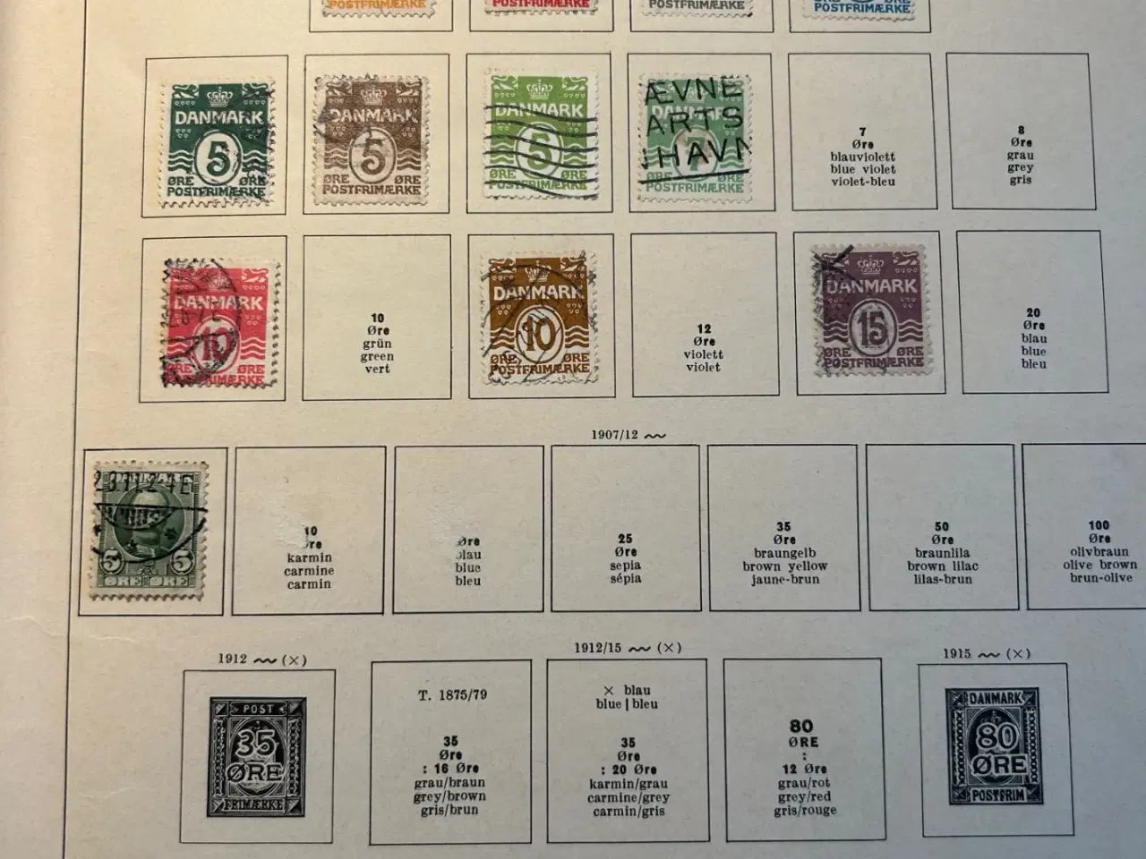 Billede 4 - Frimærkesamling Skandinavien.