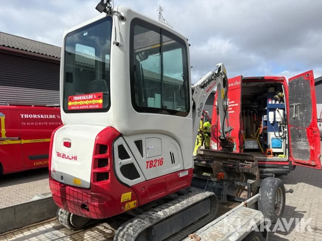 Billede 7 - Entreprenørpakke Iveco Daily 3.0 med servicevogn minigraver maskintrailer