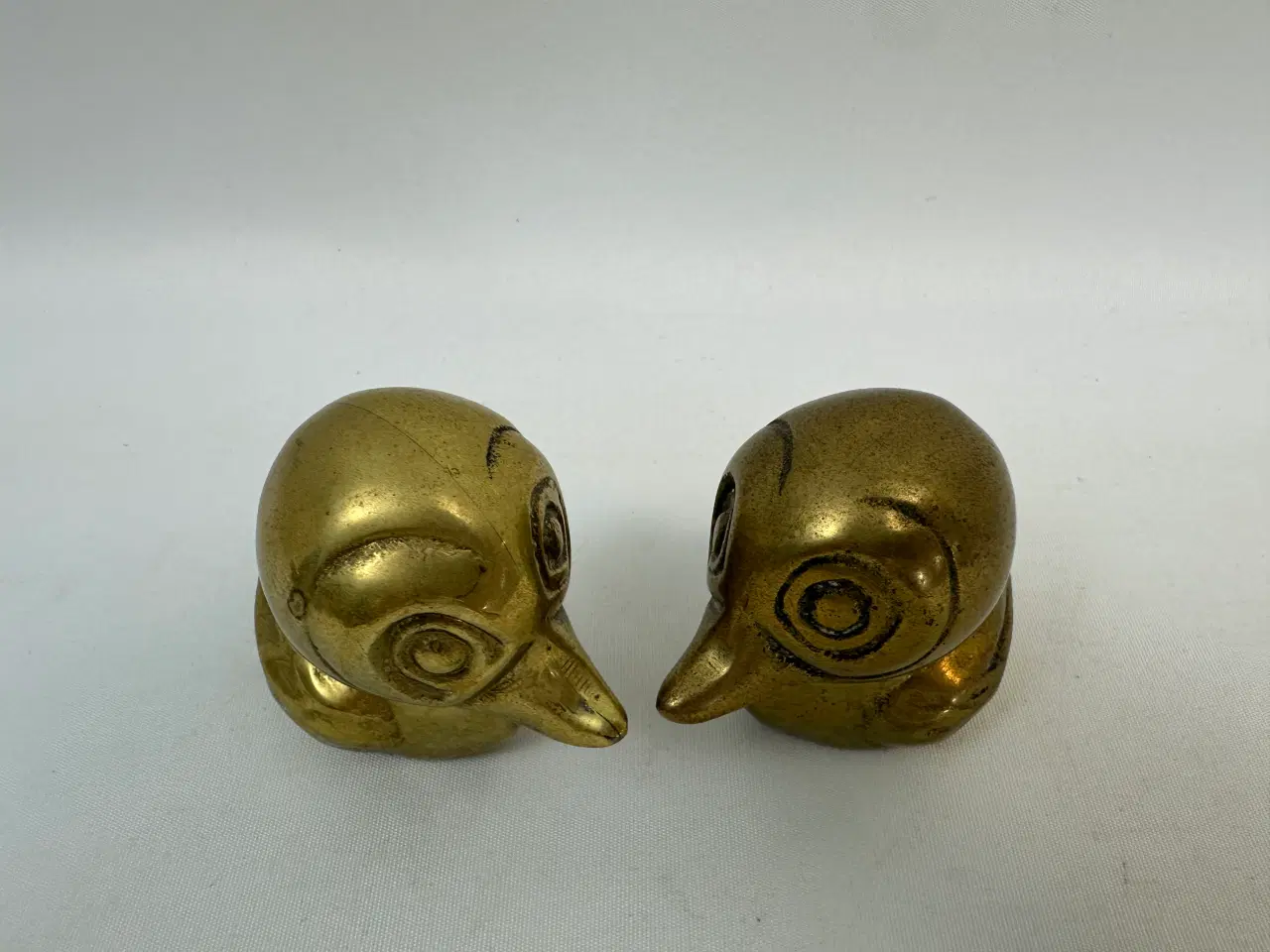 Billede 2 - 2 stk. vintage messing ænder