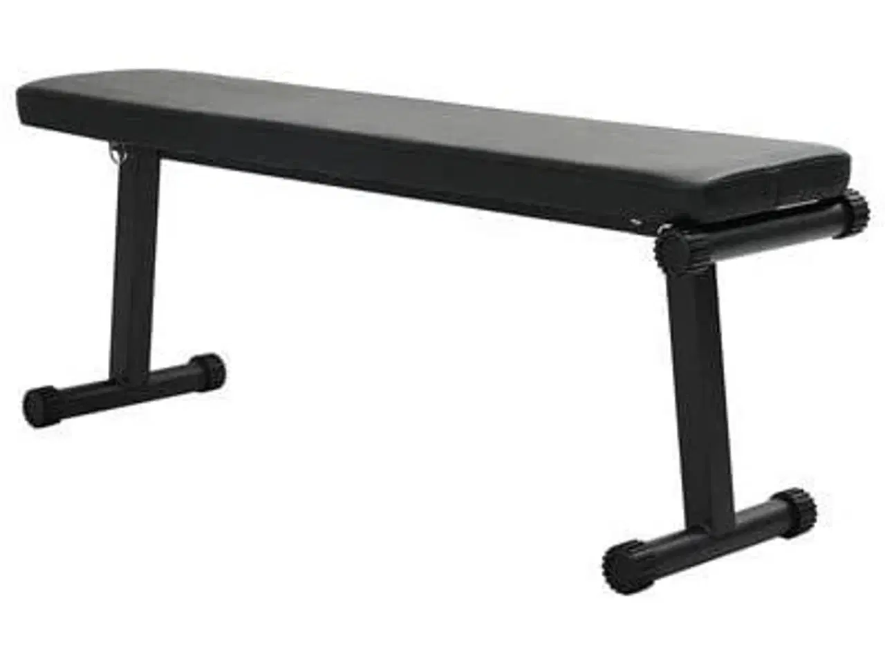 Billede 2 - Foldbar vægtbænk Sort 109 x 29 x 42 cm Stål