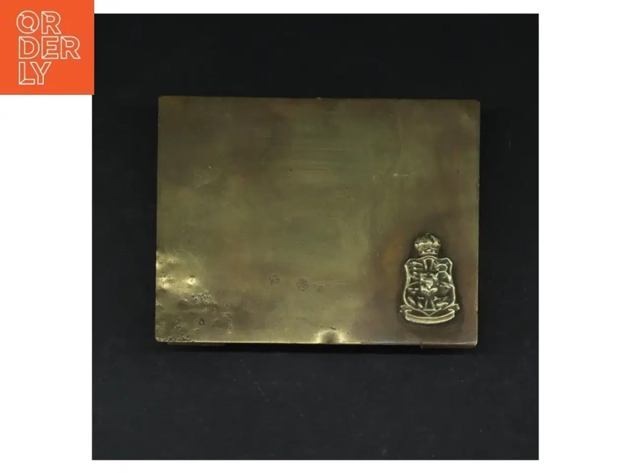 Billede 2 - Træskrin med metalbeslag (str. 14x10 cm)