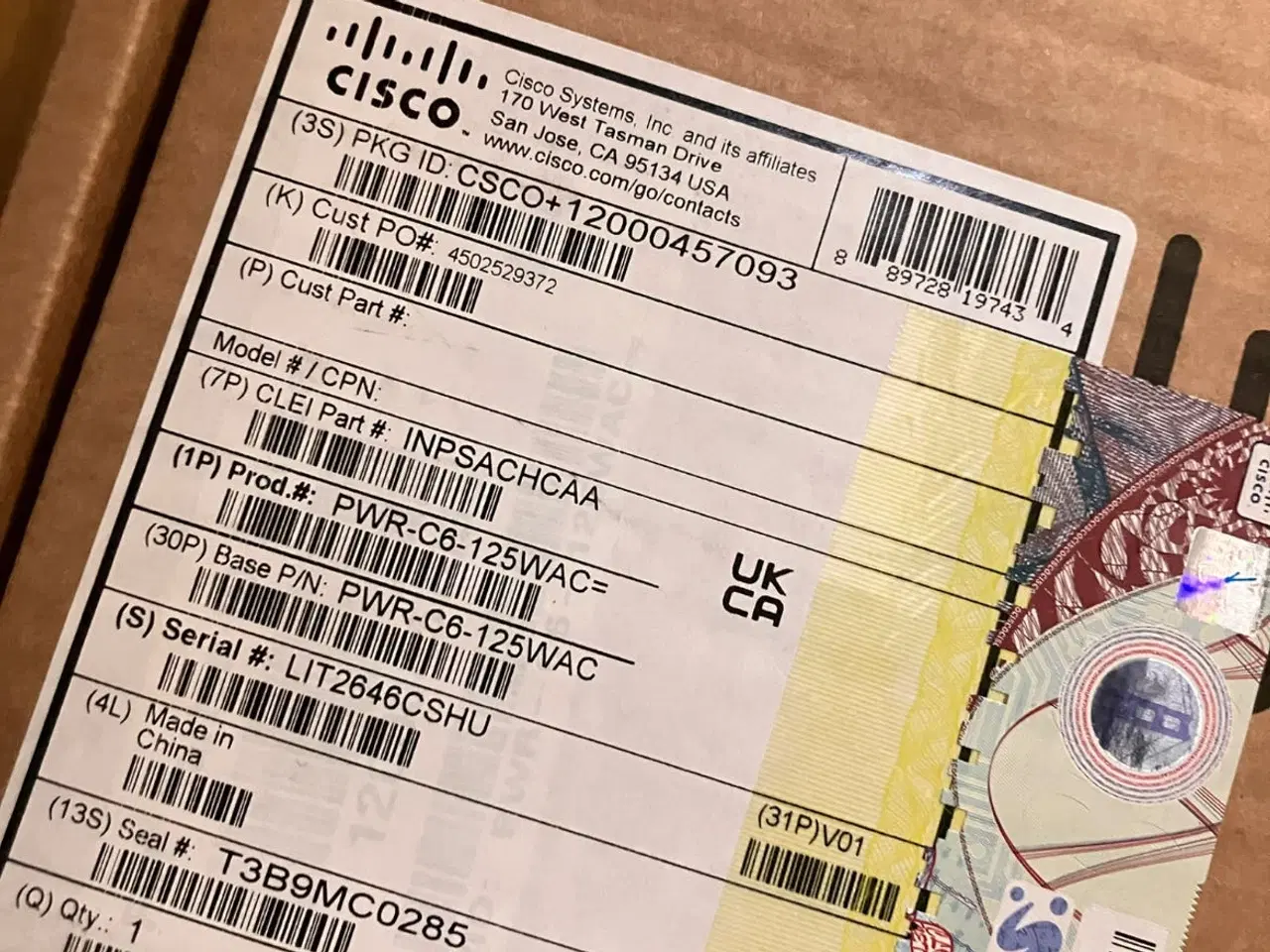 Billede 2 - Cisco netværksswitch.