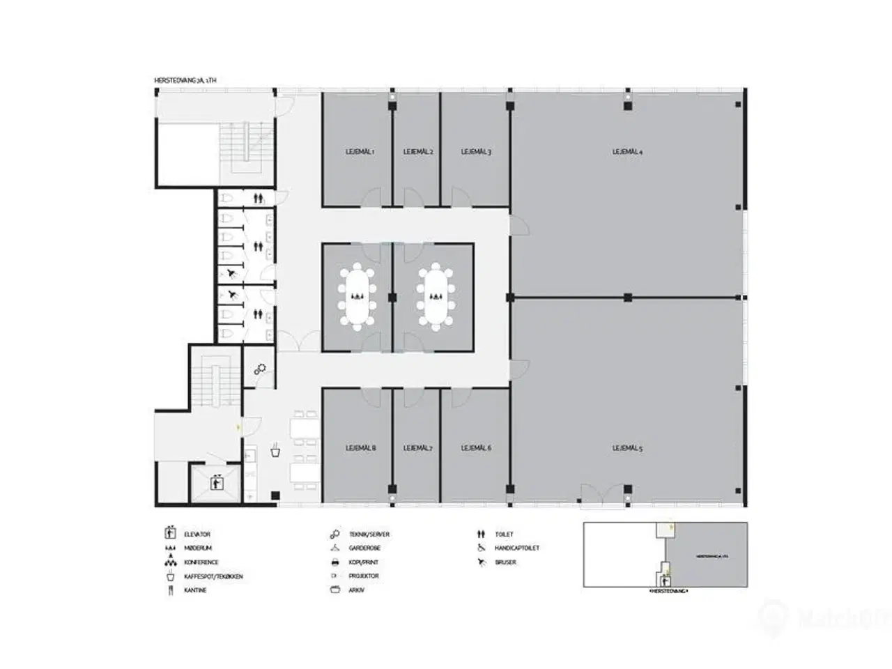 Billede 16 - Fleksibelt kontorhotel på Herstedvang 7A – Ideelle faciliteter og adgang 24/7