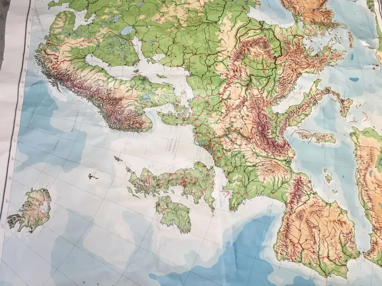 Billede 3 - gammelt Europa kort