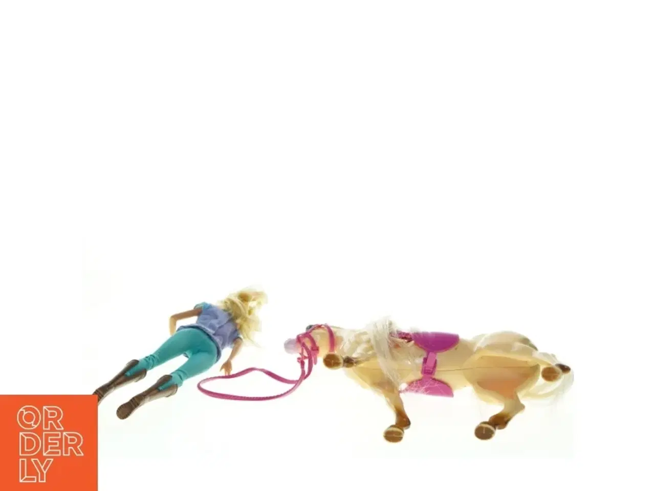 Billede 4 - Barbiedukke med hest og tilbehør (str. 26 x 24 cm)