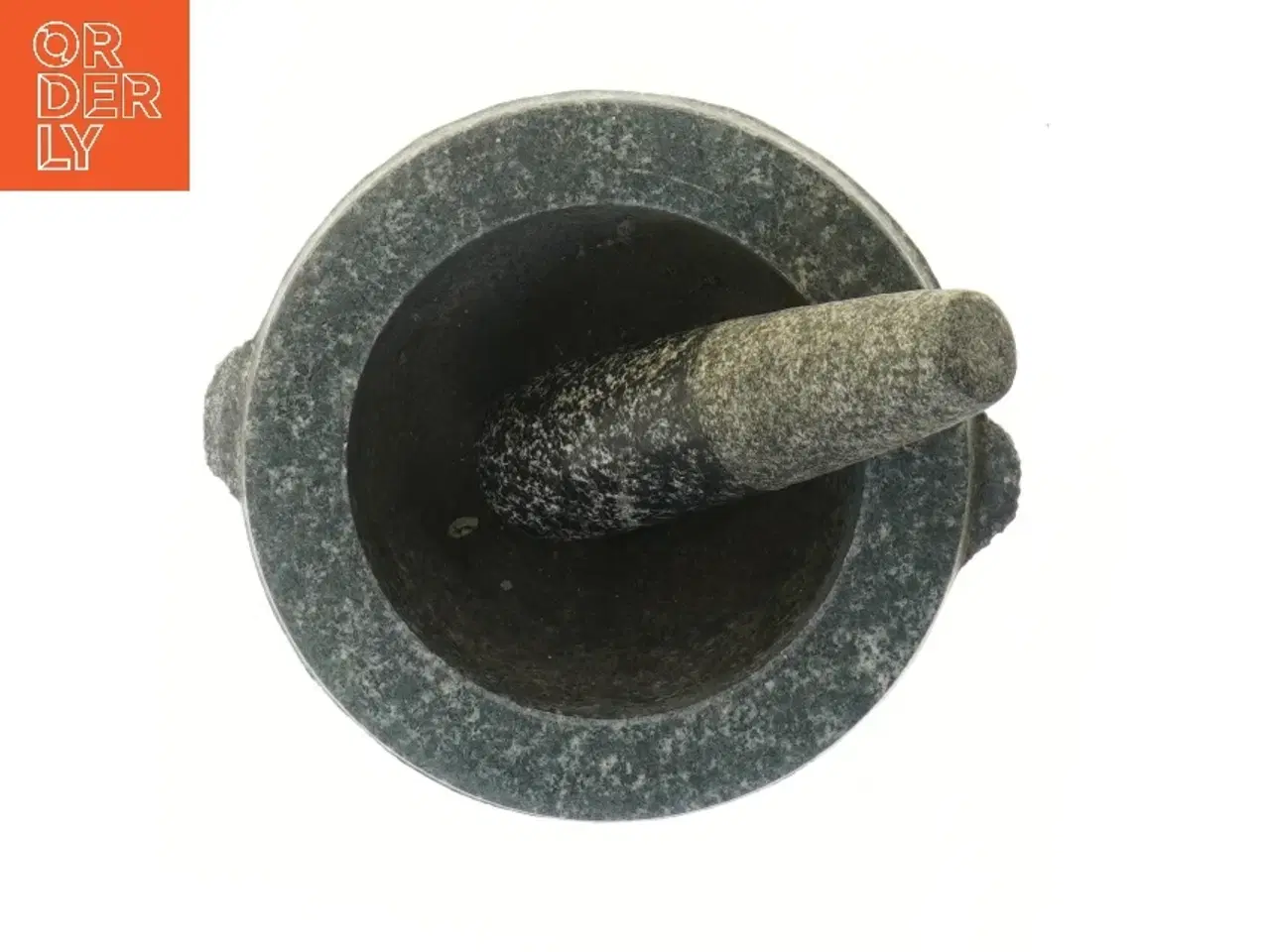 Billede 2 - Granit morter med støder (str. 16 cm)