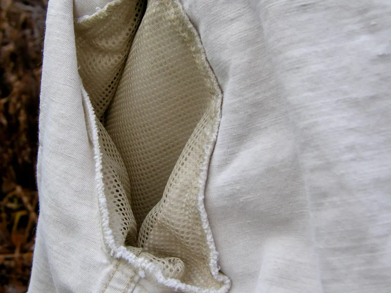 Billede 6 - Denimjakke fra Prèt i bomuld og hør, Str. 38, Sand