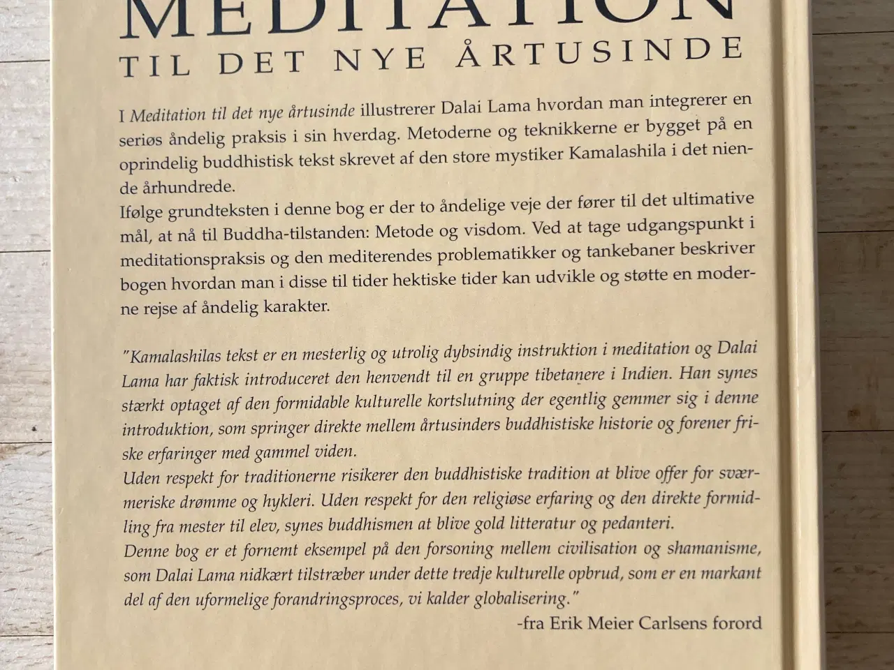 Billede 2 - Meditation til det nye årtusinde, HH Dalai Lama