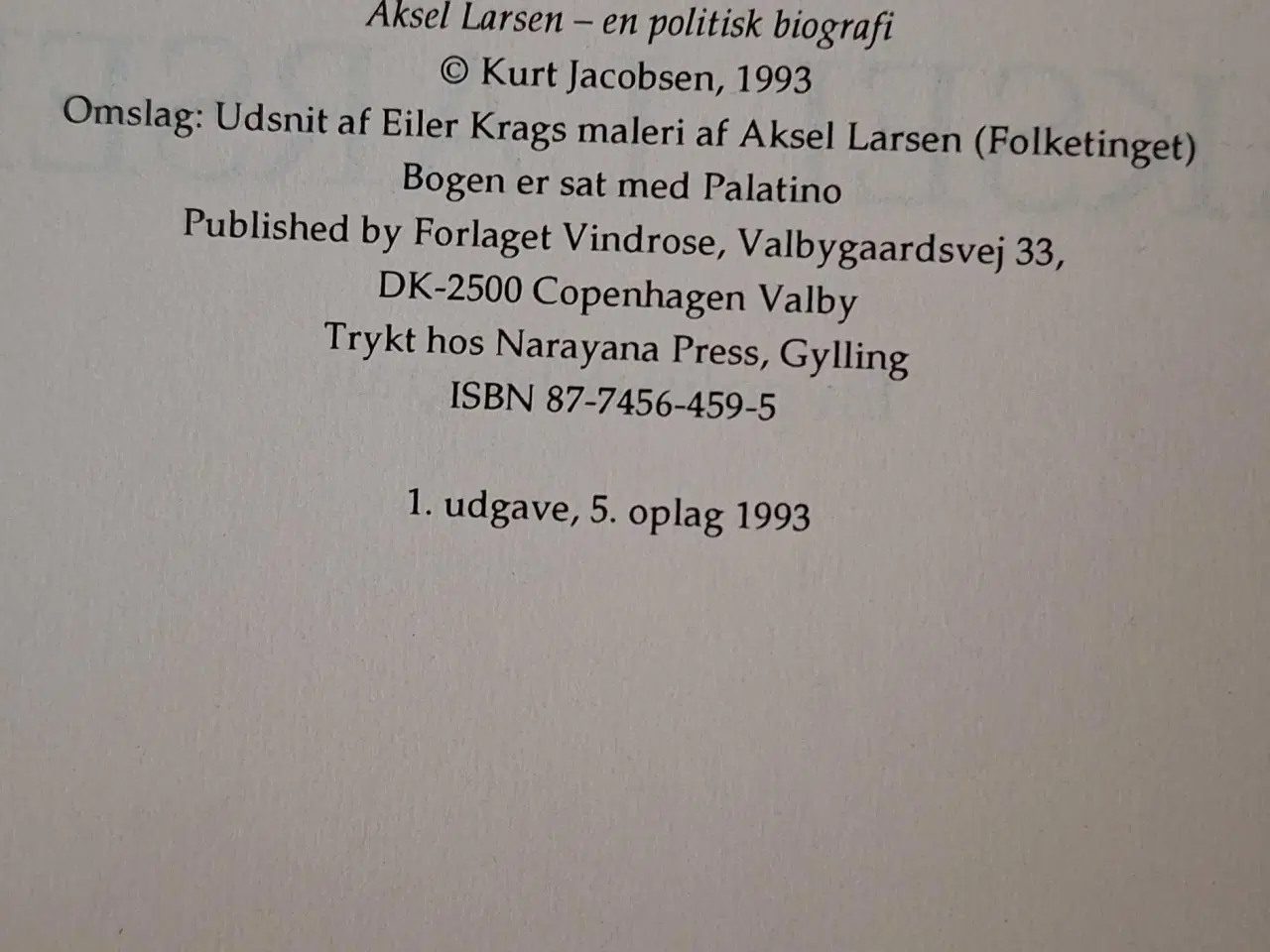 Billede 4 - Aksel Larsen-en politisk biografi 