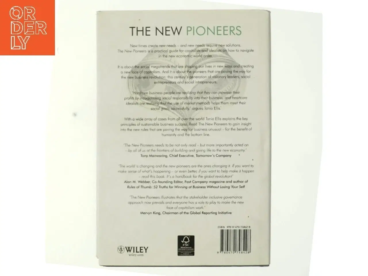 Billede 3 - The new pioneers : sustainable business success through social innovation and social entrepreneurship af Tania Ellis (Bog)