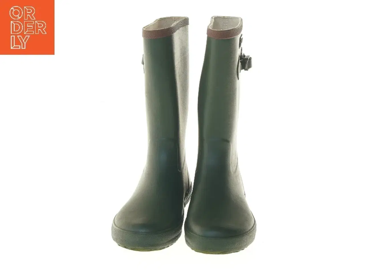 Billede 3 - Grønne gummistøvler str. 34 fra Aigle (str. 34 )