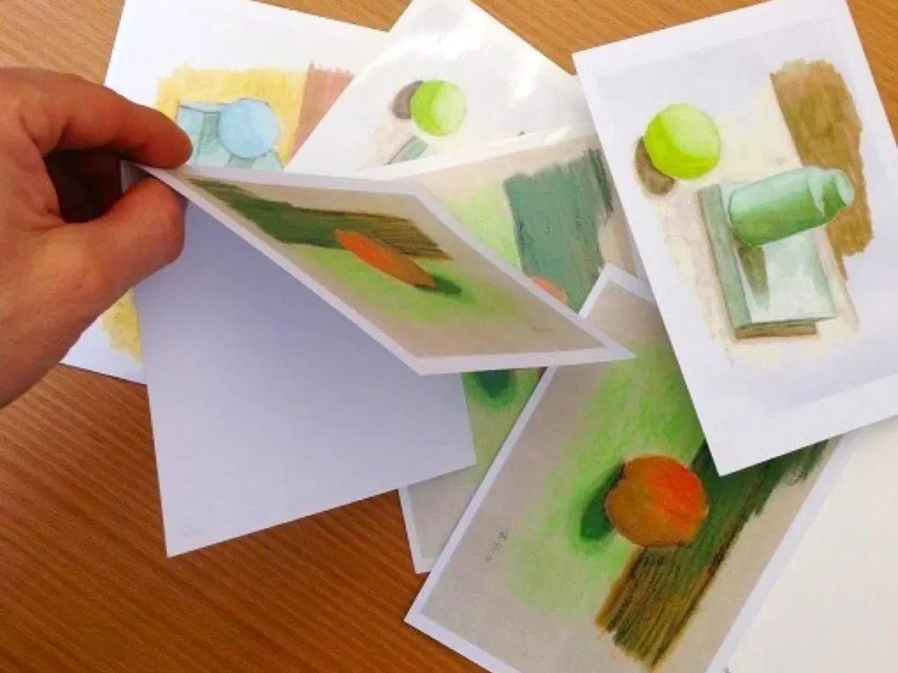 Billede 3 - 7 kort med matchende kuverter - kunstnerkort