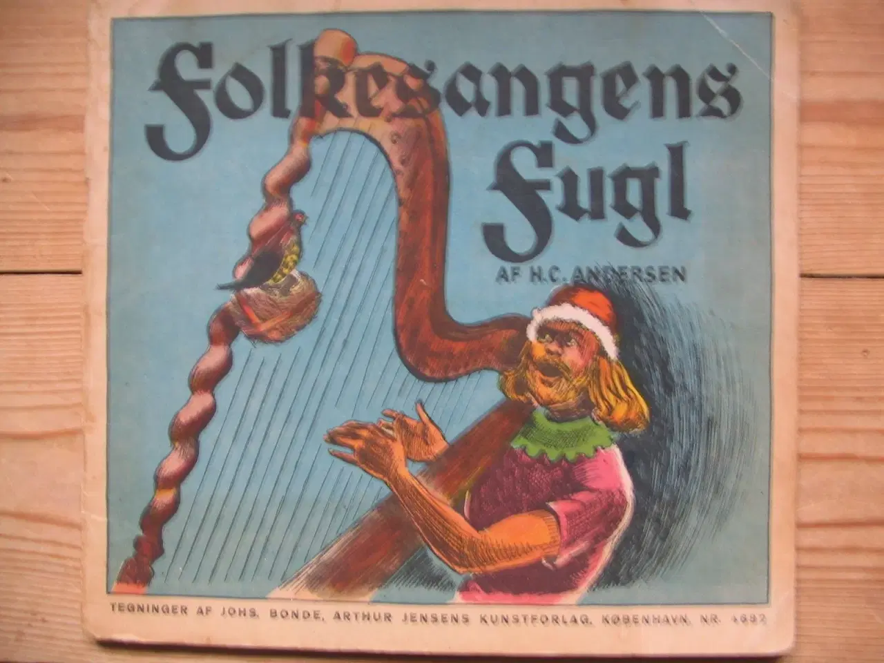 Billede 1 - Folkesangens fugl, af H.C. Andersen