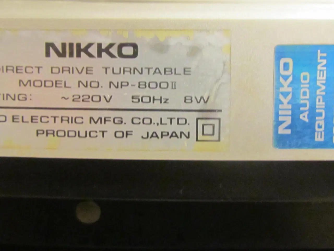 Billede 7 - NIKKO NP-800ll  Quarts direct drive