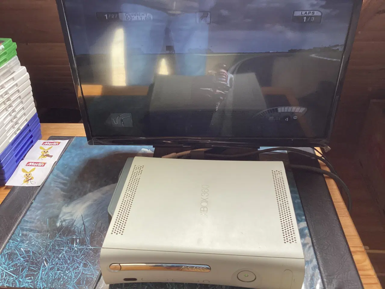 Billede 1 - Hvide Xbox 360 (Original model). Konsol