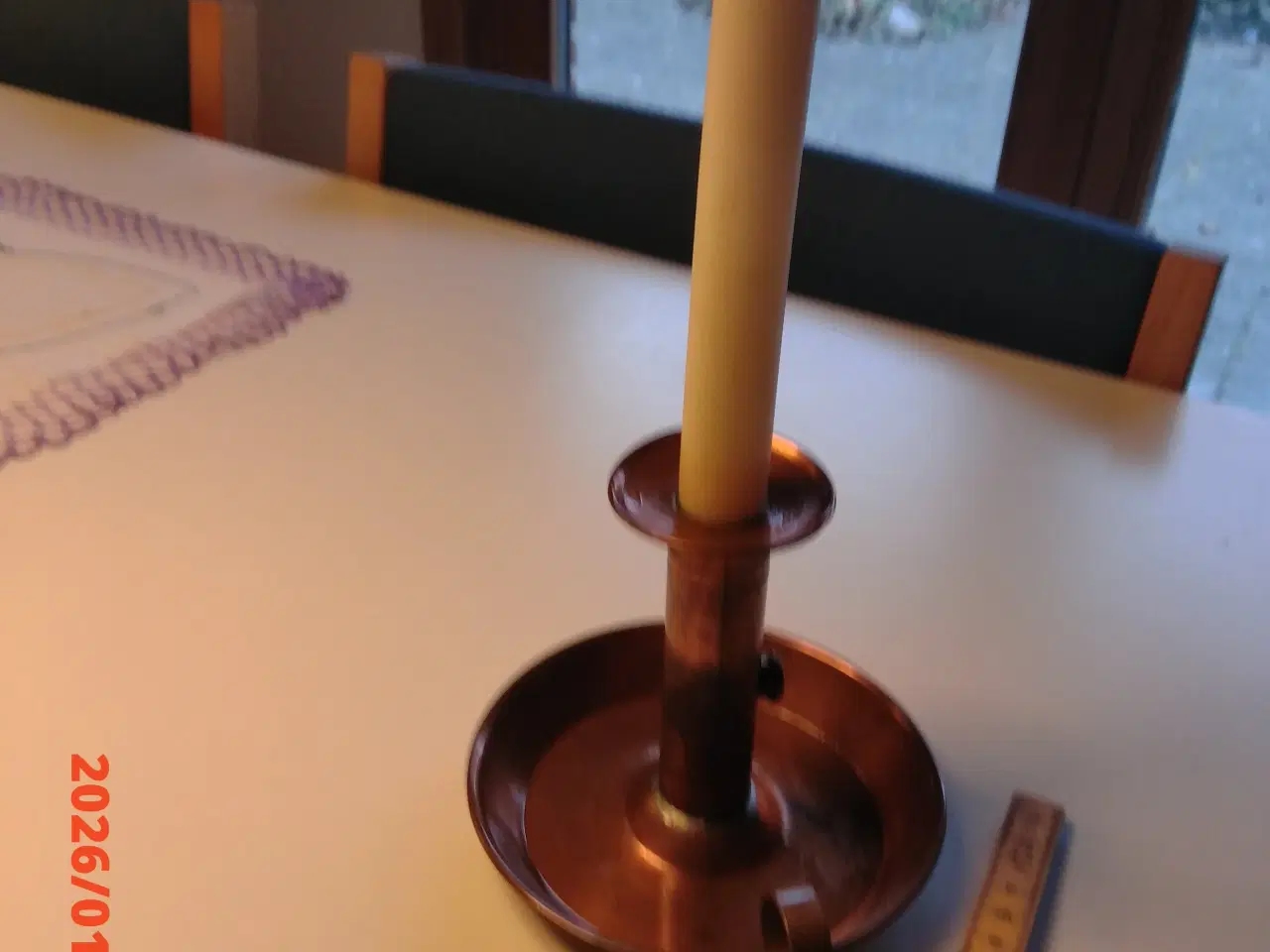 Billede 1 - Lyseholder i kobber 