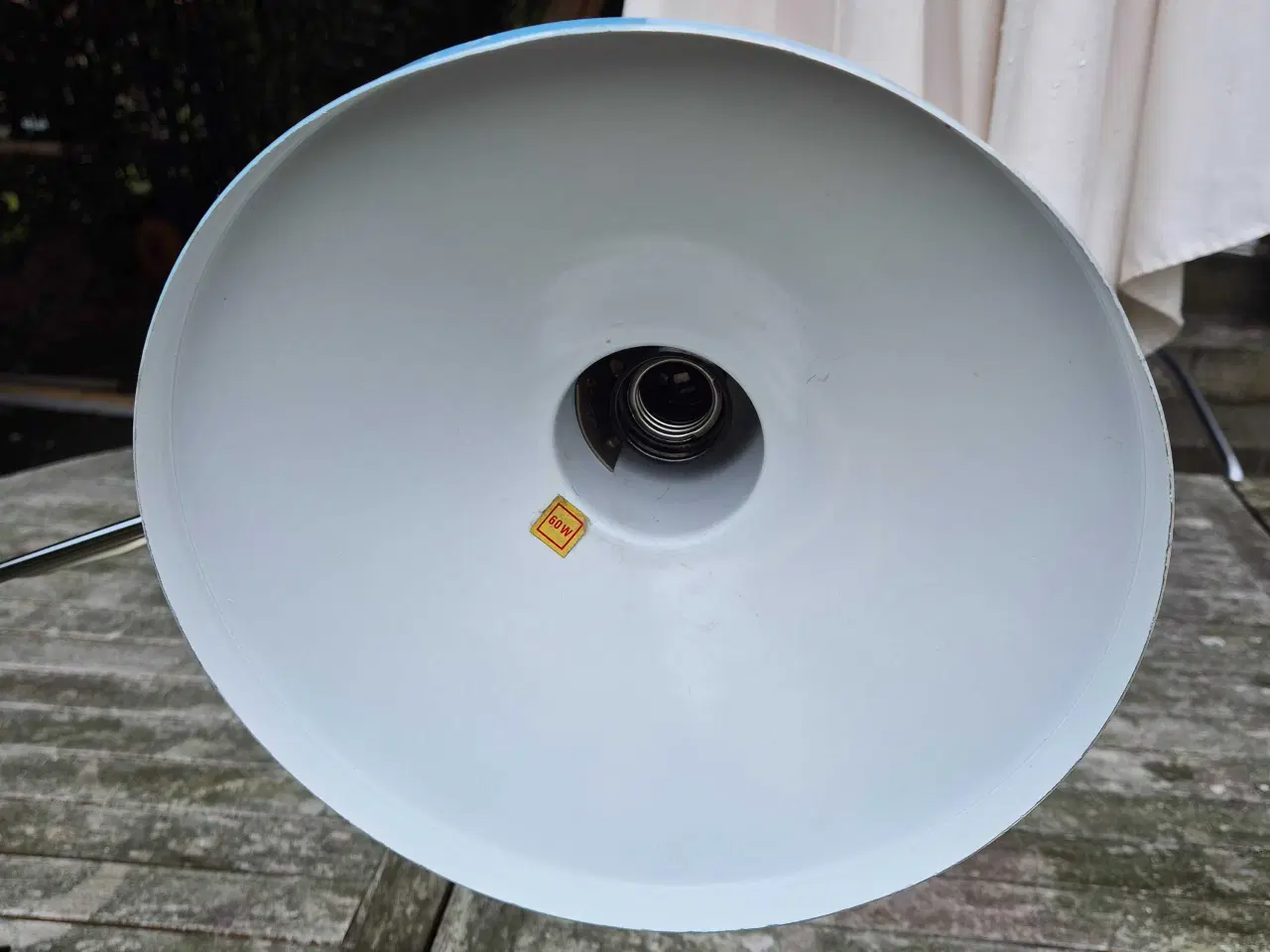 Billede 6 - Herlig ungarsk retrolampe med bred lyseblå skærm