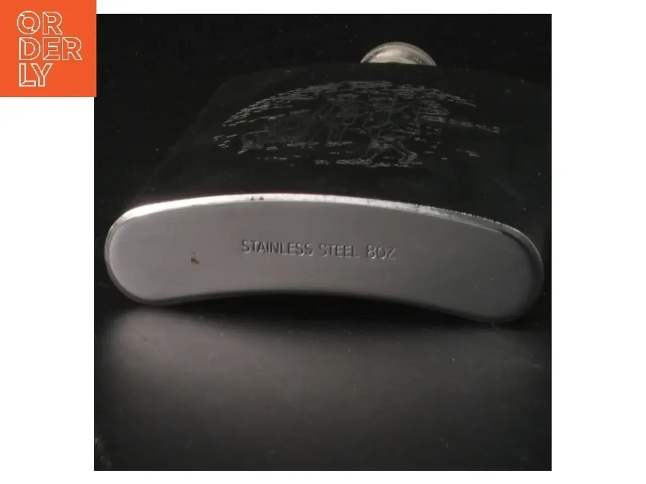 Billede 2 - Lommelærke i rustfrit stål (str. 8 oz)