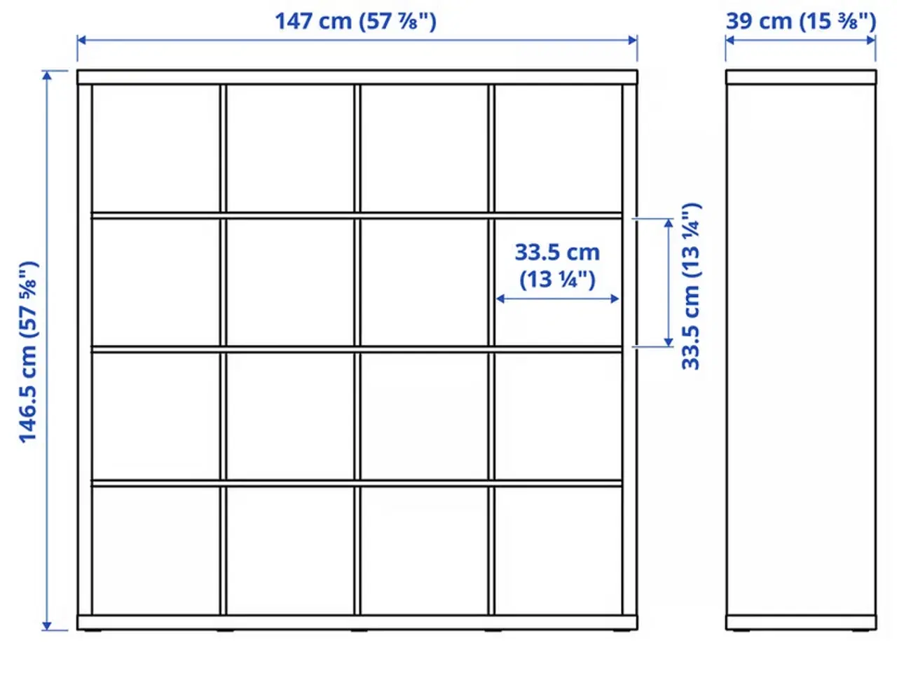 Billede 1 - Hvid rumdeler Ikea