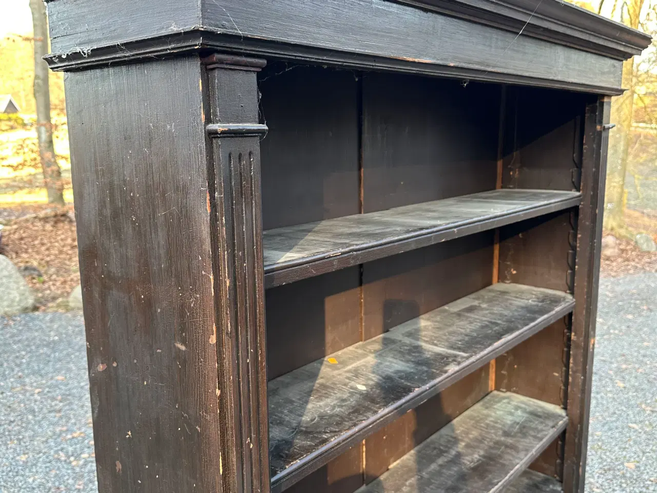 Billede 4 - Skænk med overdel reol sort træ