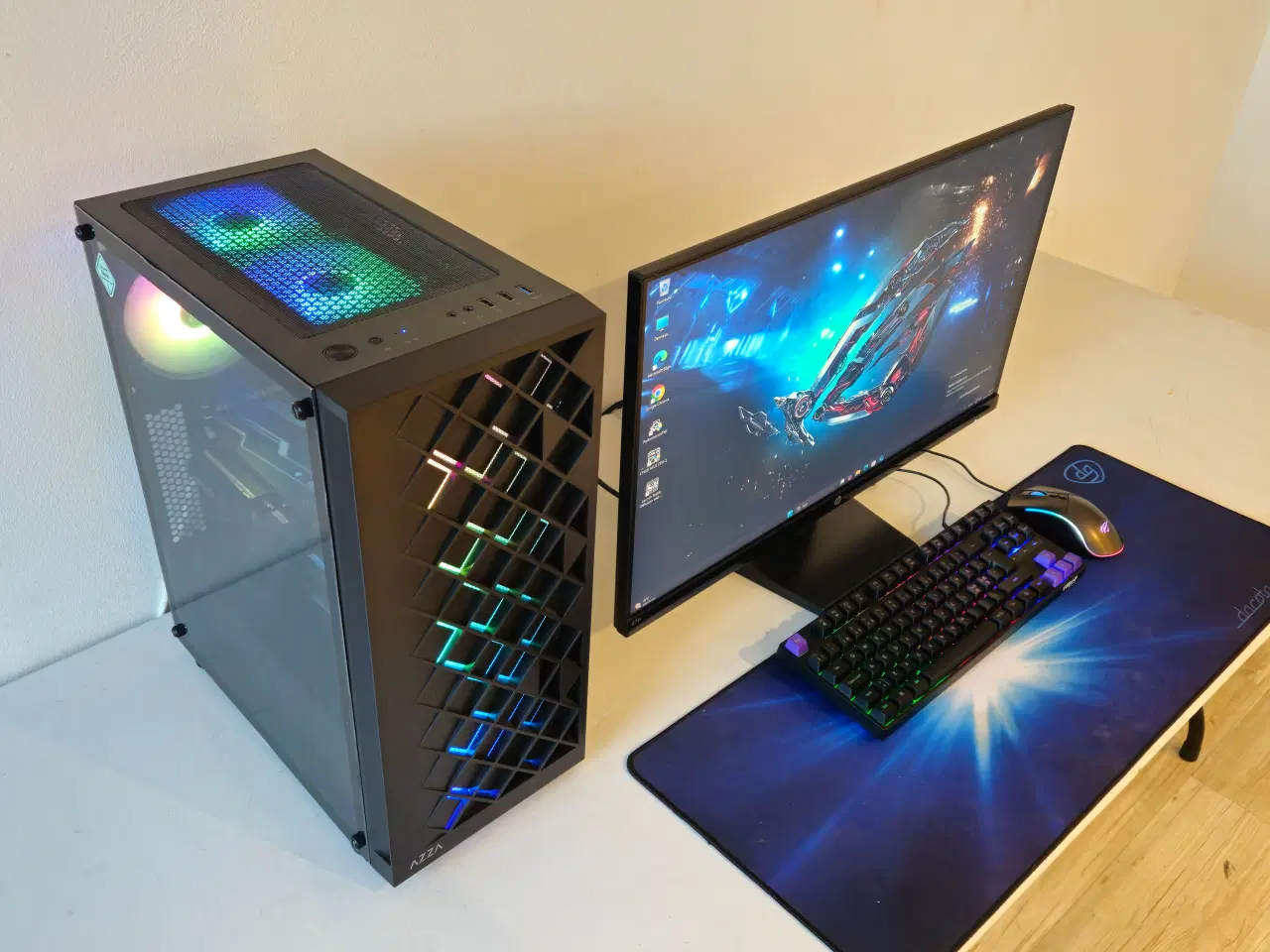 Billede 7 - RGB Gamer PC + 27" Skærm