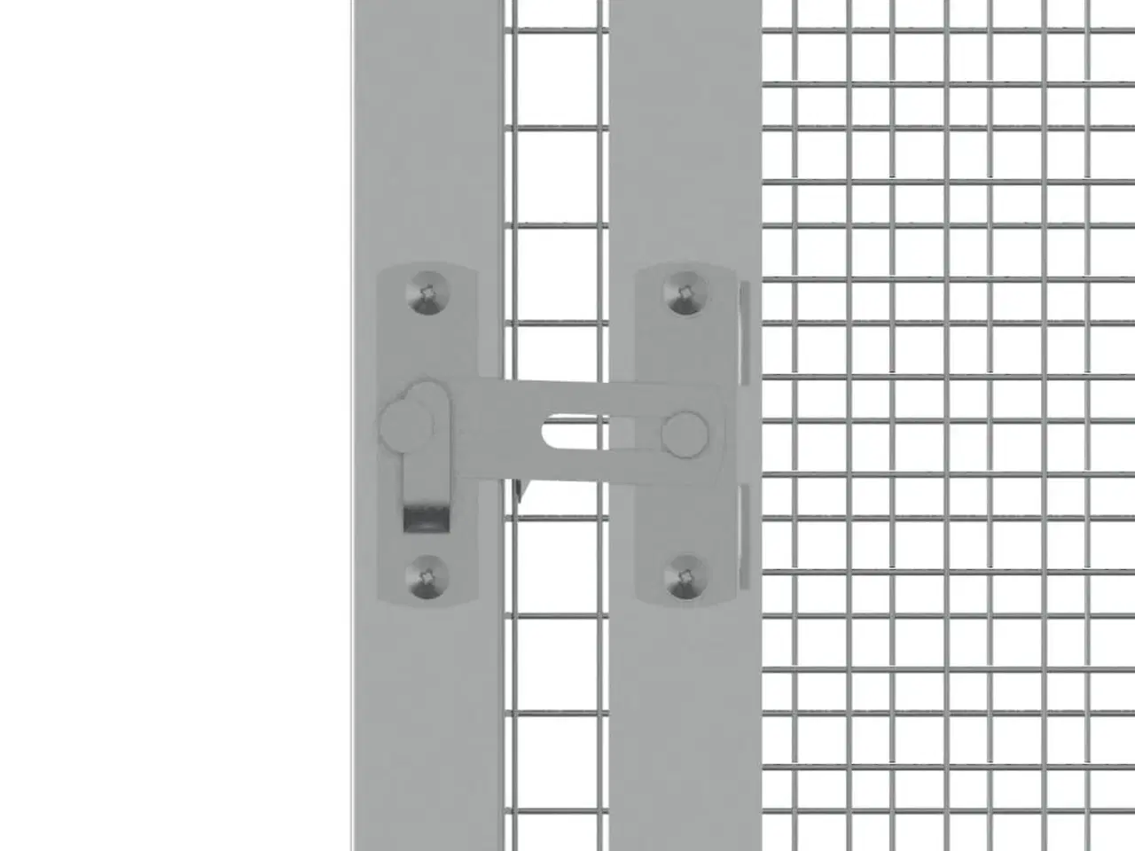 Billede 5 - Fuglebur 302,5x324,5x211,5 cm galvaniseret stål antracitgrå