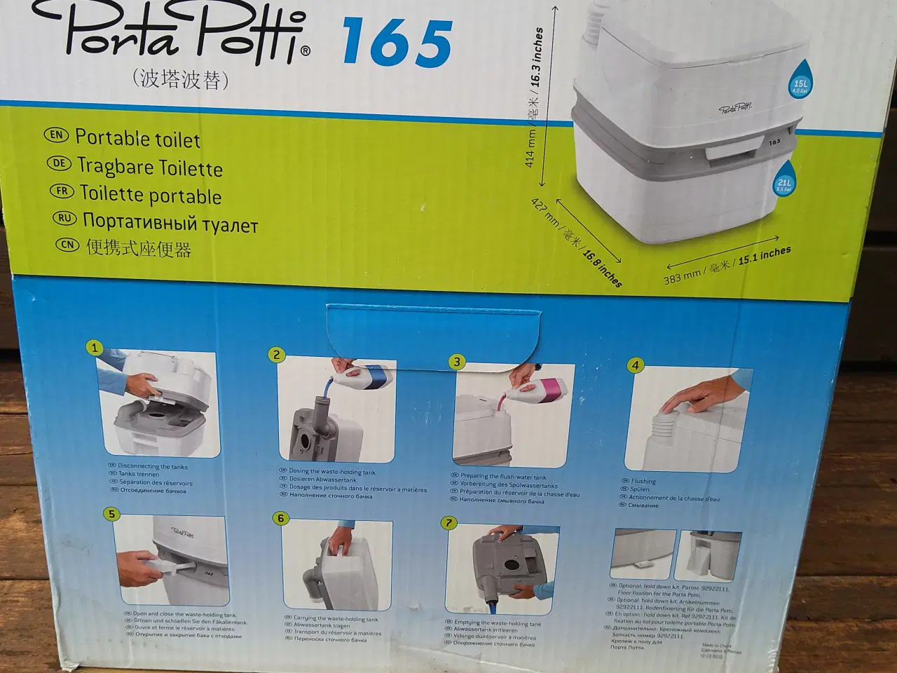 Billede 6 - Toilet Thetford Porta Potti 165