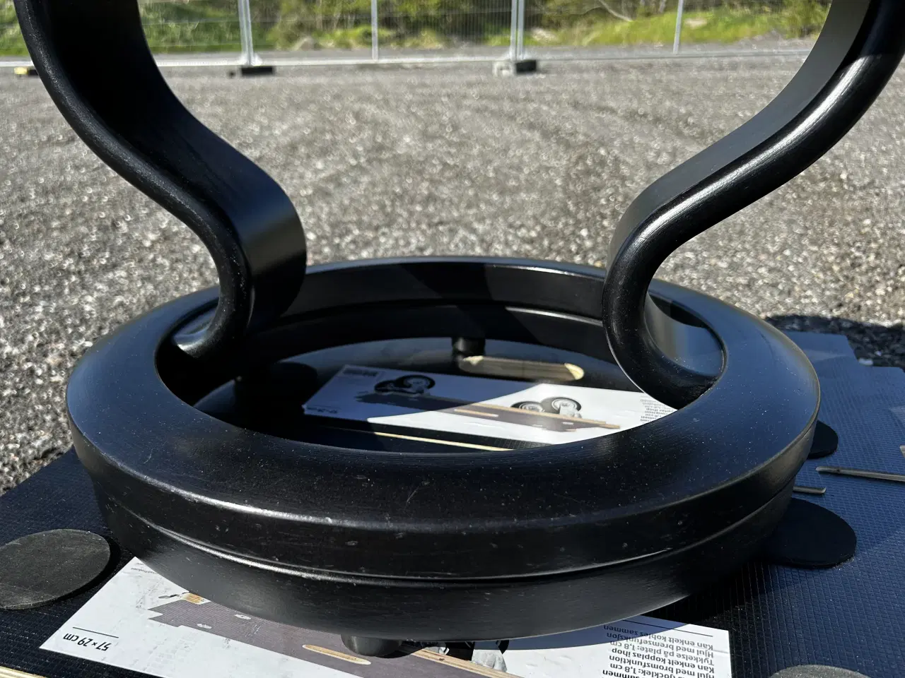 Billede 7 - Stressless, Rød Lænestol m. fodskammel, God stand