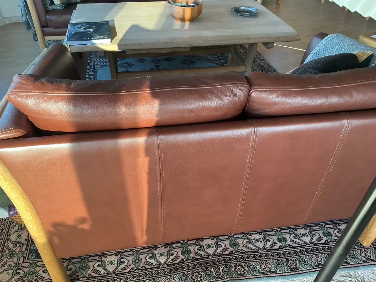 Billede 3 - Læder sofa gruppe 2 og 3 personer