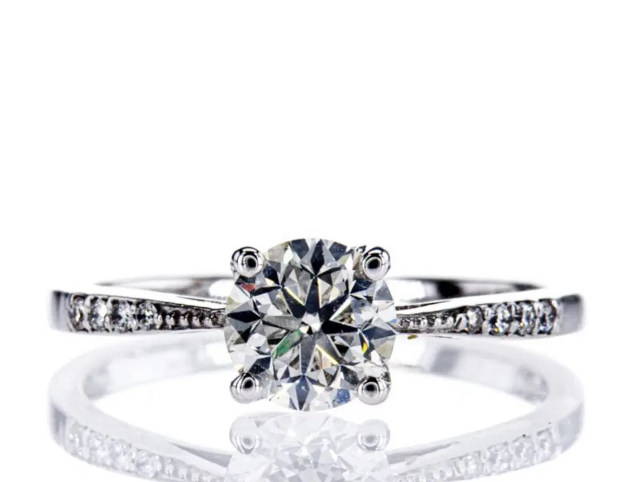 Billede 3 - Naturlig Diamantring 1.08ct