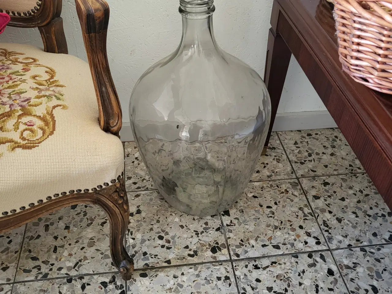 Billede 1 - Stor glasflaske 