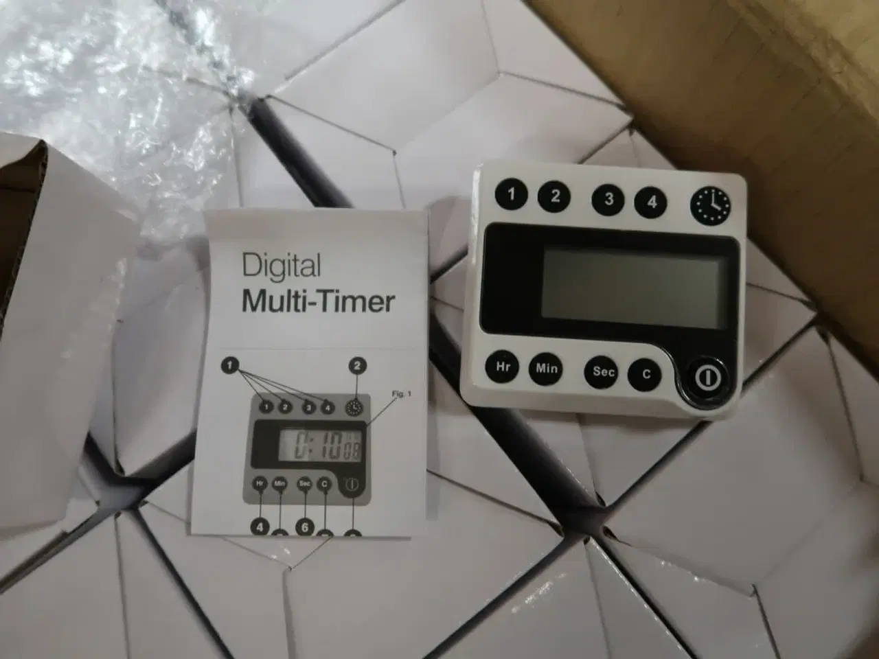 Billede 1 - 50 stk. Minutur digitalt op til 99 timer ekskl. CR 2032 batteri 263095