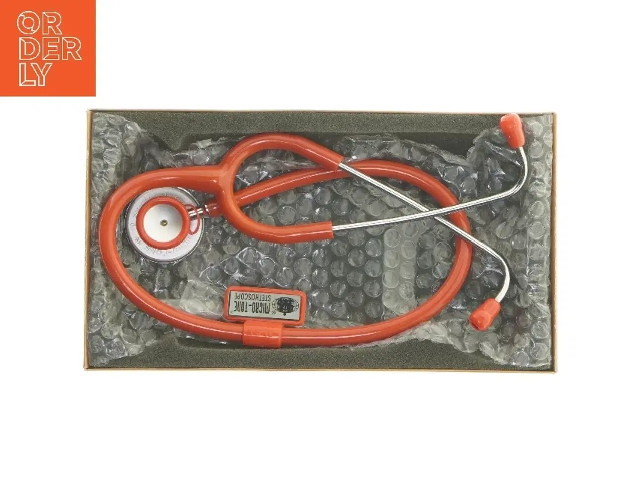 Billede 2 - Rød stetoskop (str. 76 cm)