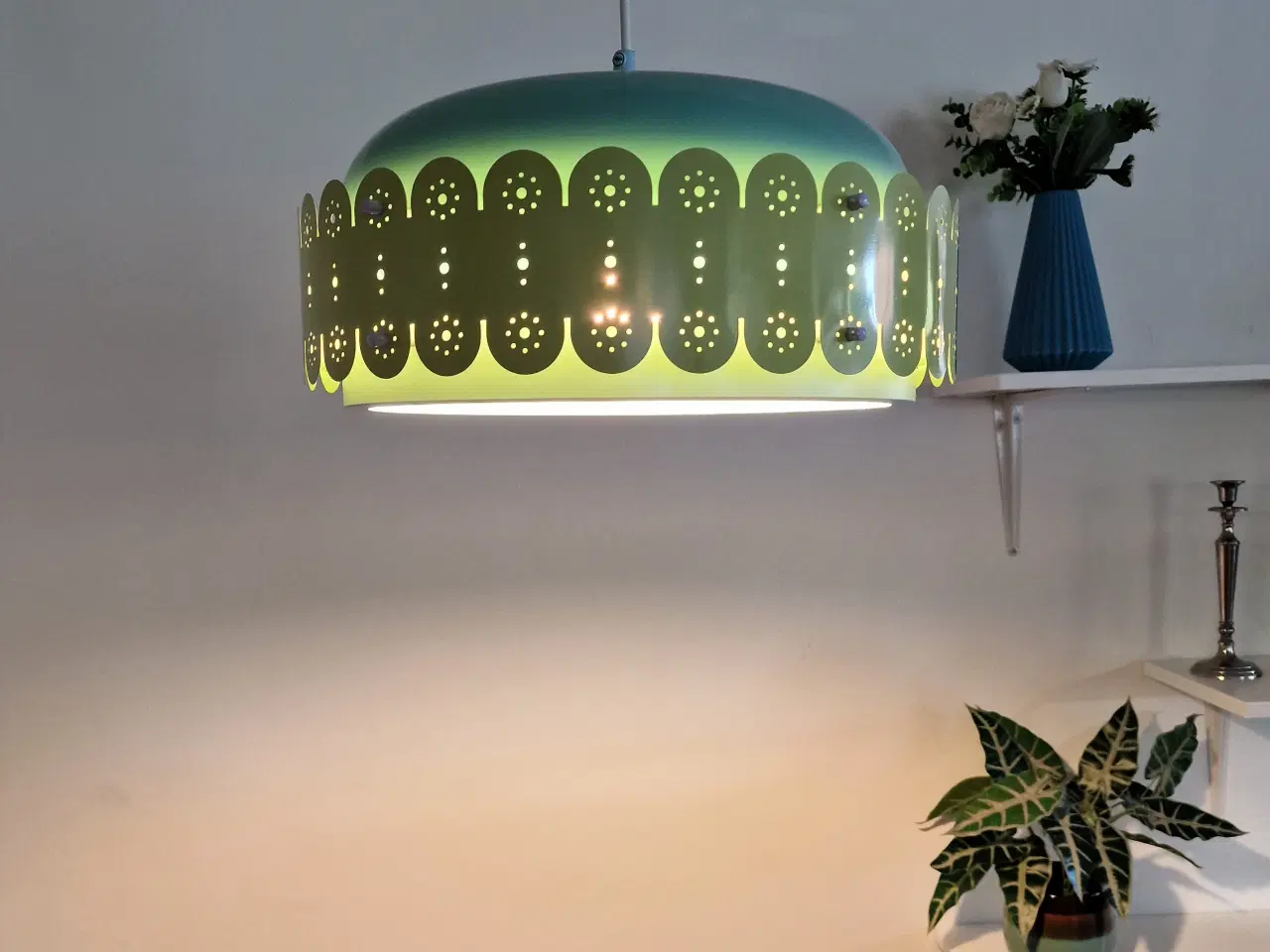 Billede 9 - Smuk upcycled lampe.