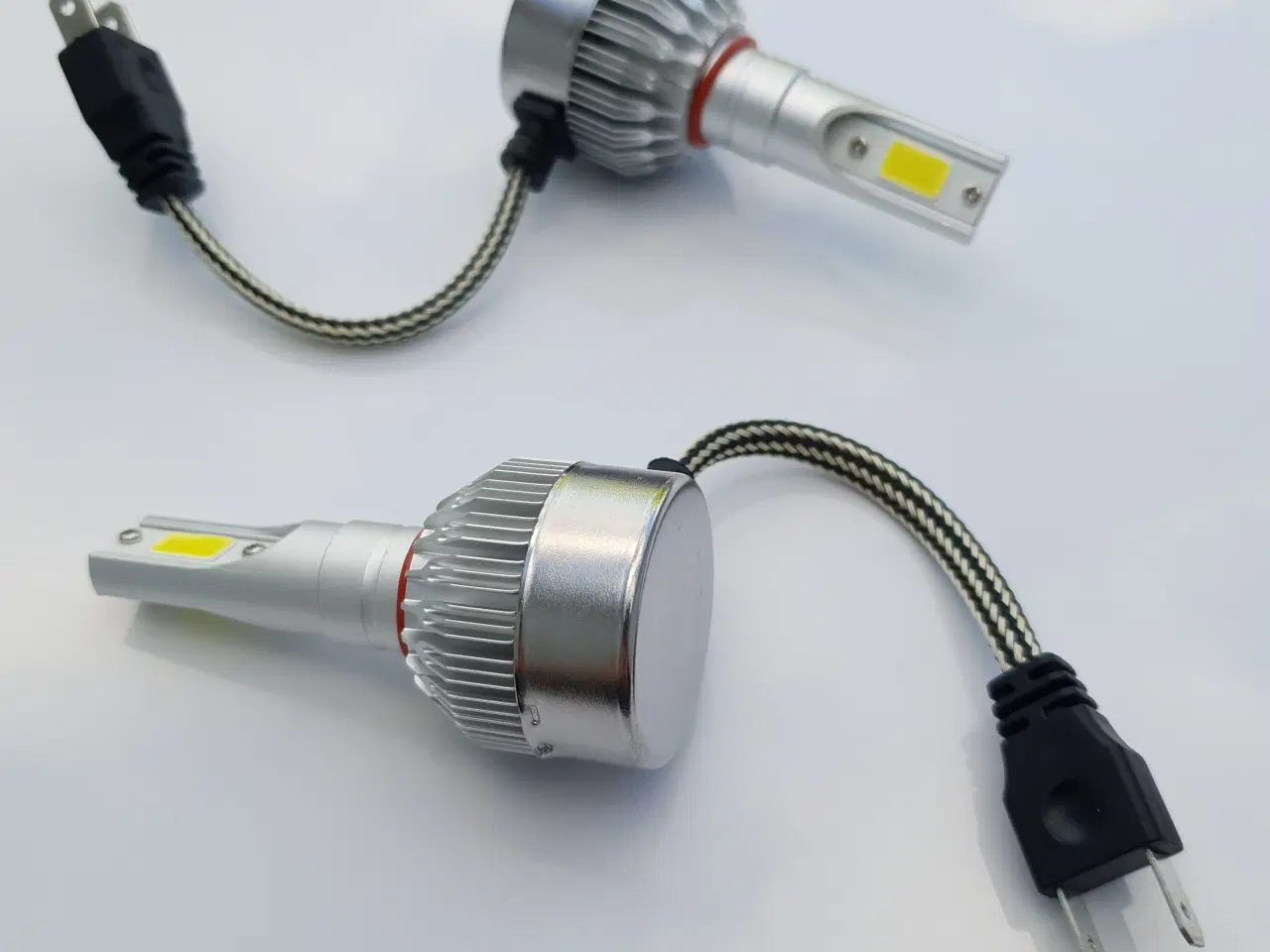 Billede 3 - NY! H7 LED Pærer 7600LM 6000K 72W